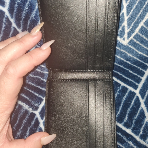 MENS Slim Billfold Waller with Coach Patch - Picture 3 of 3